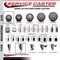 Service Caster 3'' Gray Poly Swivel 1-5/8'' Expanding Stem Caster Set 2 Total Lock Brakes, 4PK SCC-EXTTL20S314-PPUB-2-S-2-158 - alternate 5